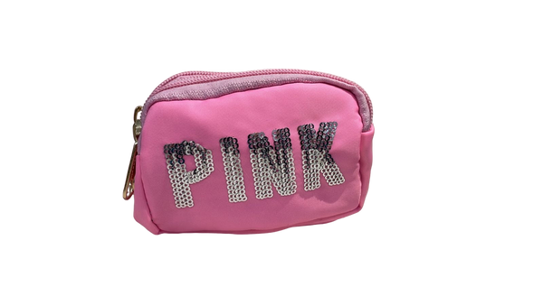 Monedero Pink Victoria Secret 3 zipper - Zona Libre
