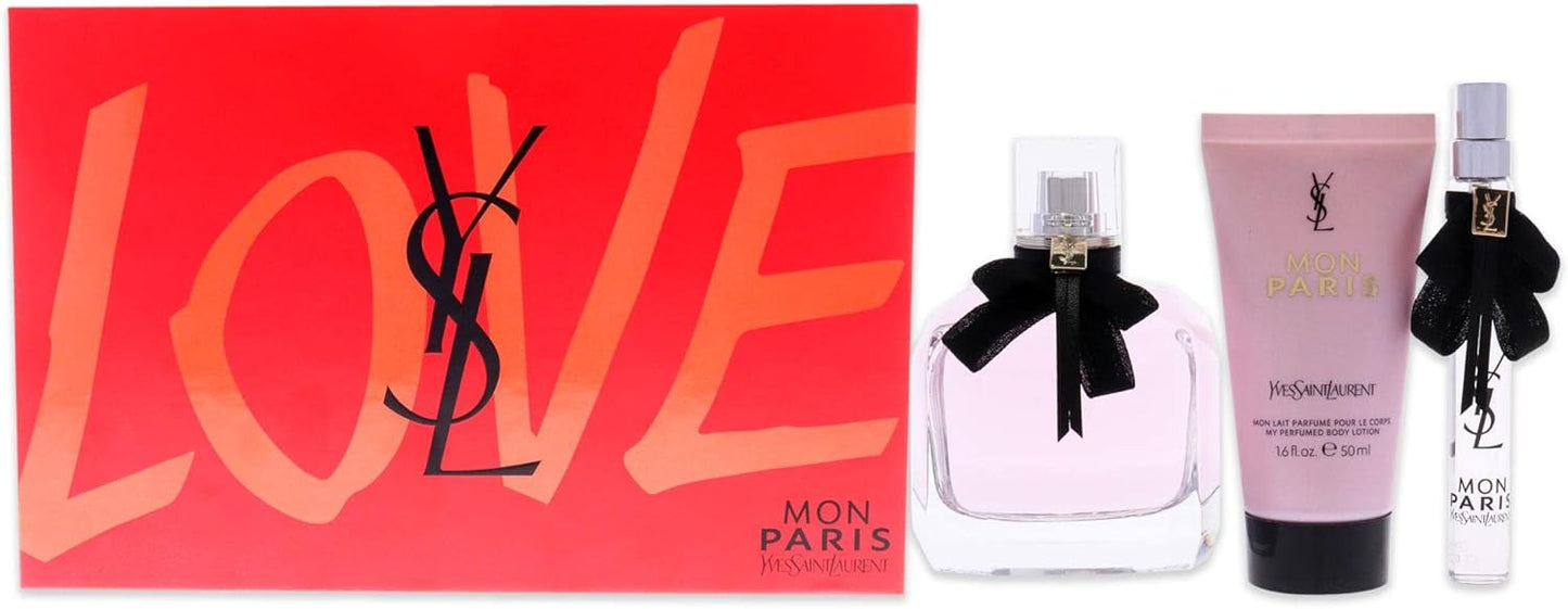 Set Mon Paris YSL 3pz x 100ml Dama