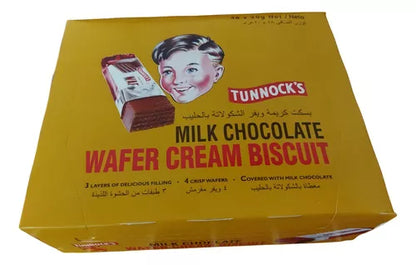 Caja De 48 Chocolates Wafer Cream Biscuits 48x20g Ambrosias