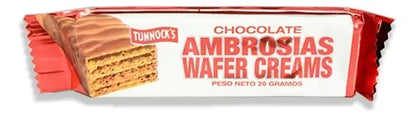 Caja De 48 Chocolates Wafer Cream Biscuits 48x20g Ambrosias