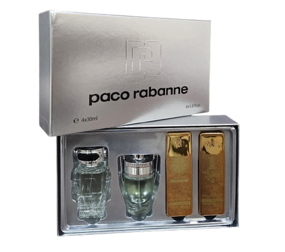 Set Paco Rabanne 4pz x 30ml Caballero