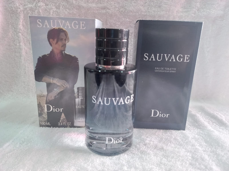 Perfume para caballero Suavage Dior Eau de Toilette negro 100ml - Zona Libre
